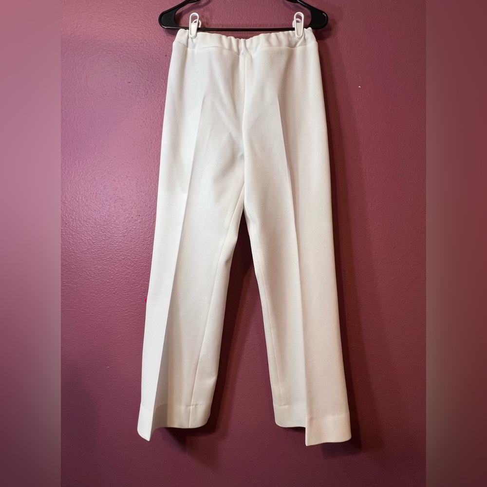 VINTAGE 2 Piece Western Embroidered Rose Set (Button-Up + Flare Pant) - Picture 11 of 14